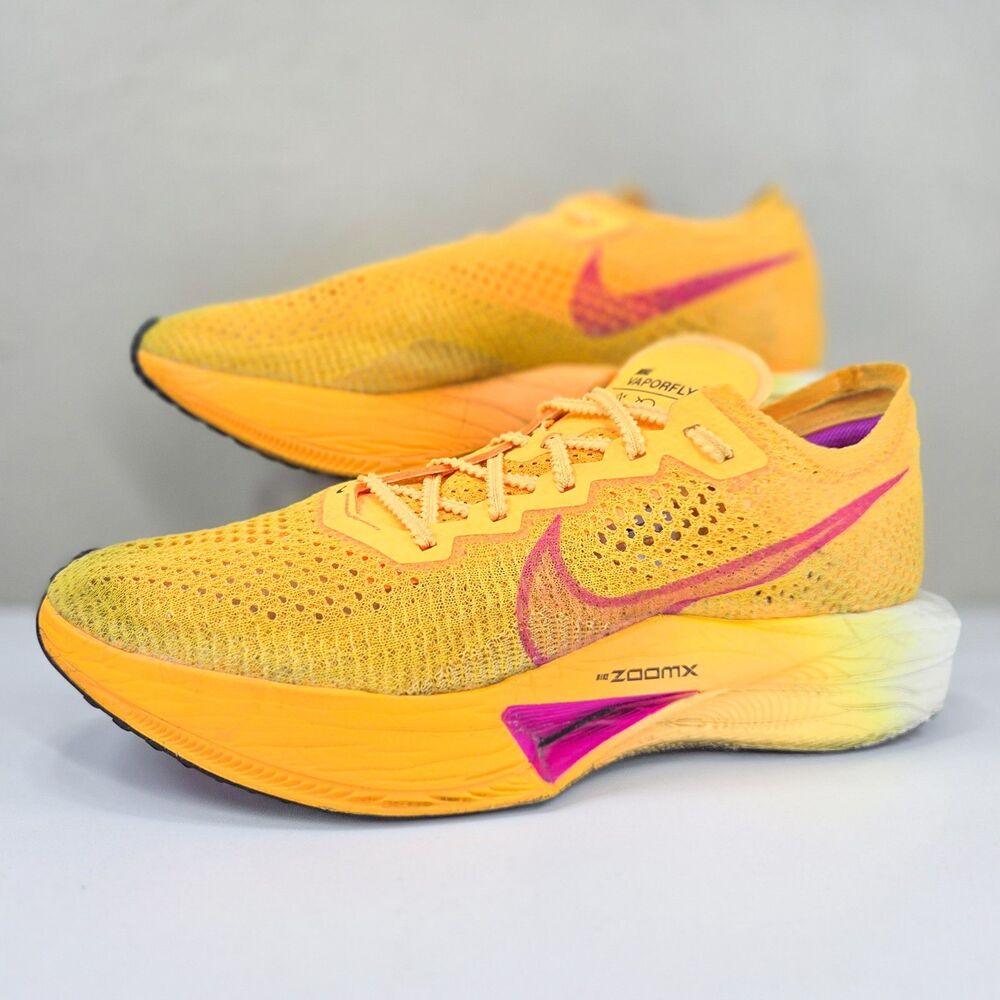 Nike ZoomX Vaporfly 3 Laser Orange Pink Citron Pulse DV4130-800 Women's Size 10